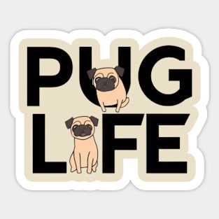 Pug Life Sticker